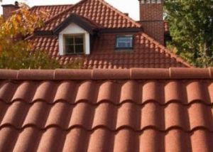 Металлочерепица коричневая