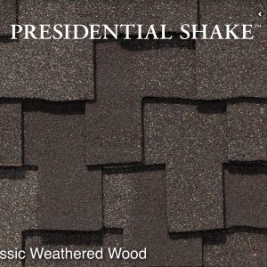 Бітумна черепиця CertainTeed Presidential Shake - Classic Weather Wood