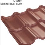 Модульна металочерепиця Bud Mat Venecja - D-matt - Зображення 2