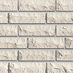 Клінкерна цегла Німеччина Quebec - перлинно-білий рустованый