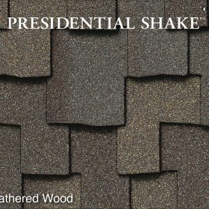 Бітумна черепиця CertainTeed Presidential Shake - Weathered Wood