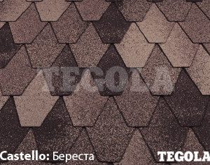Бітумна черепиця TEGOLA Castello - береста