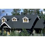 Бітумна черепиця SHINGLAS Classic KL Чорний - Зображення 2