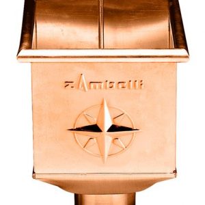 Воронка квадратна(водозбірник) - 120 мм Zambelli