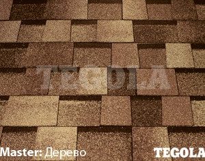 Бітумна черепиця TEGOLA Master - дерево