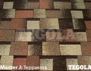 Бітумна черепиця TEGOLA Master J - Теракота