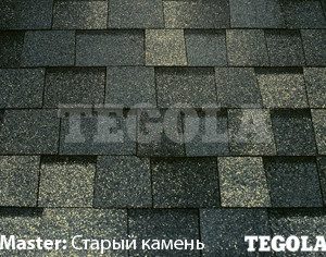 Бітумна черепиця TEGOLA Master - старий камінь
