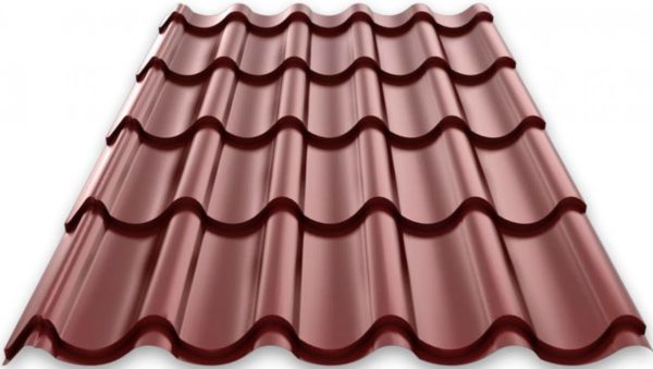 Металочерепиця являє собою штампований сталевий лист