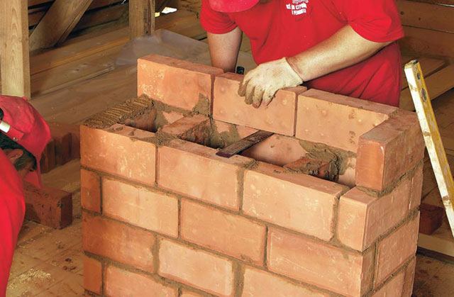 монтаж цегляного димоходу монтаж цегляного димоходу