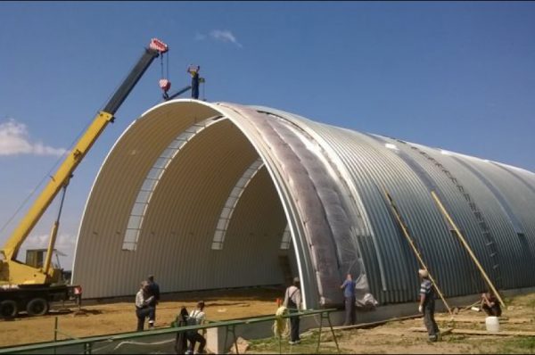 Будівництво аркових ангарів Львів