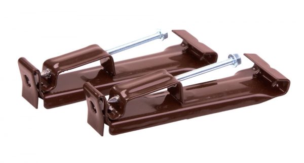 Внутрішній гак кронштейн зміцнений металевий для ринви - жолоба безшовного з покриттям всіх кольорів RAL і RR