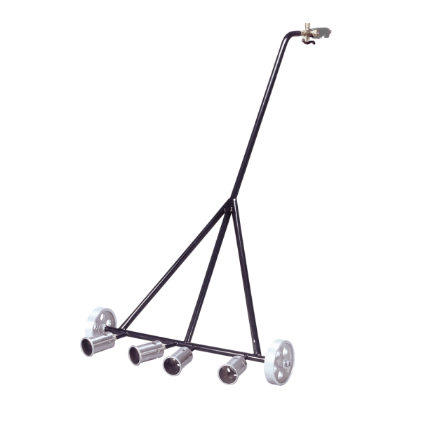 Горелка с четырьмя соплами на колесах W4