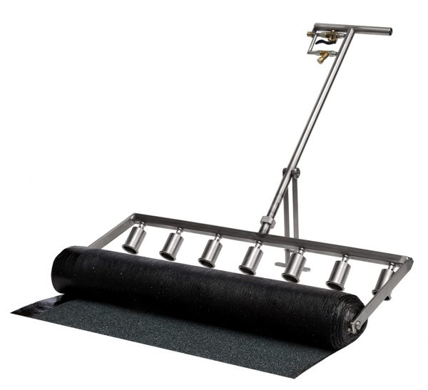 Пальник без колeс з сімома соплами і раскатчиком руберойду - WP7 / KP